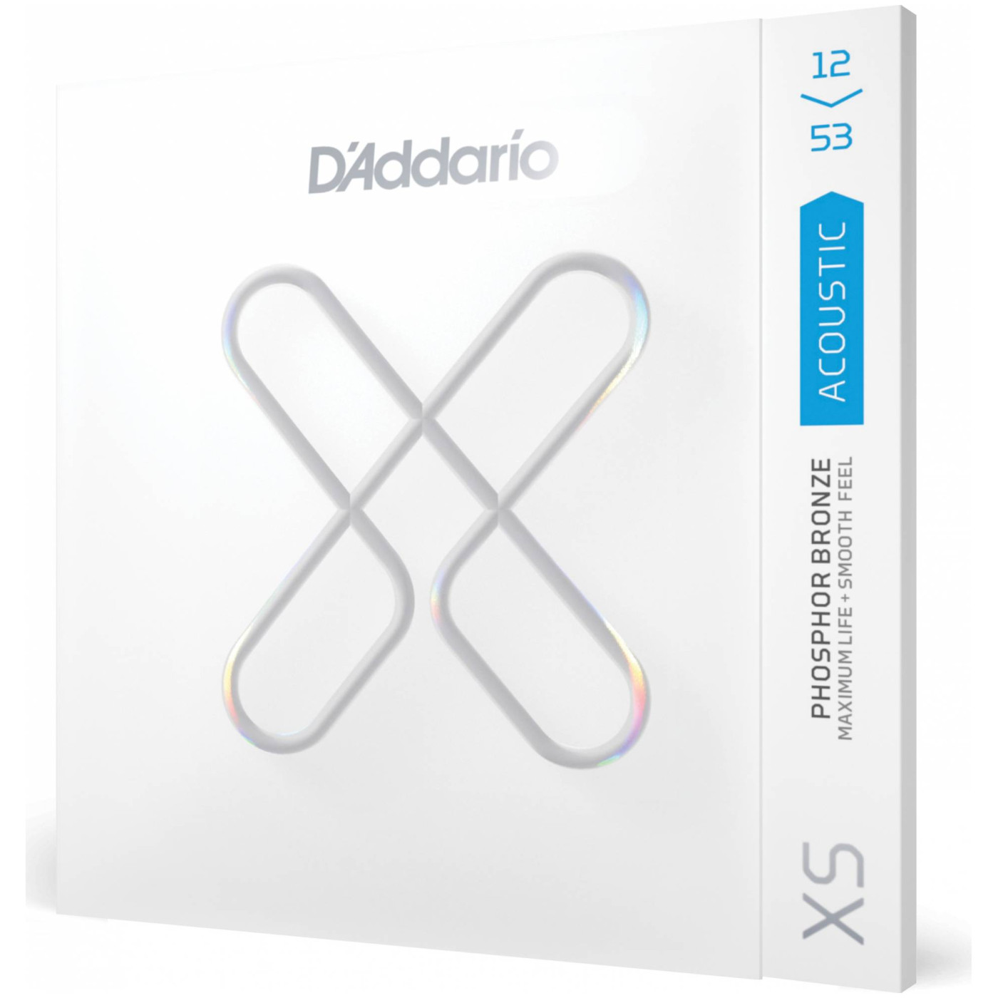 D`ADDARIO XSAPB1253 Струны для акустической гитары фосфор-бронза, Light 12-53, серия XS