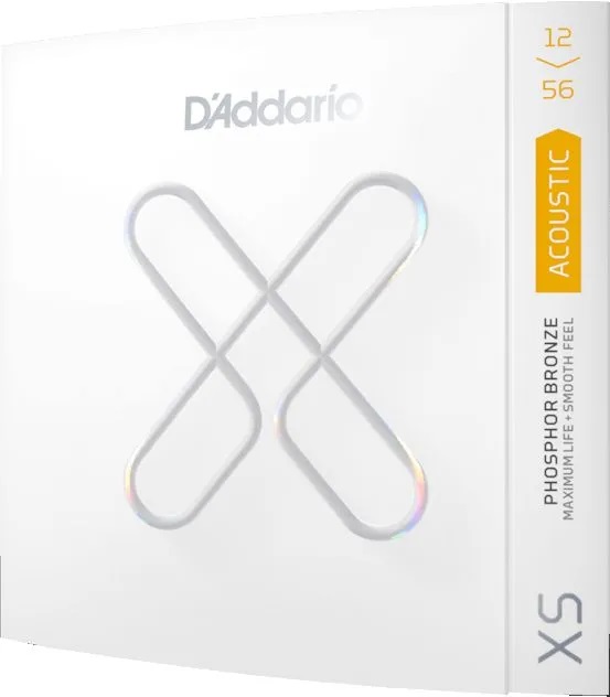 D`ADDARIO XSAPB1256 Струны для акустической гитары фосфор-бронза, Light Top/Medium Bottom 12-56