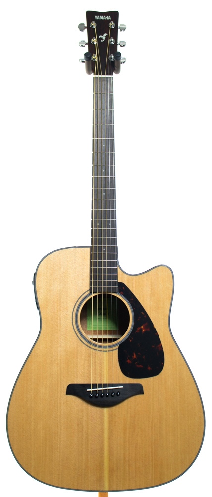 Yamaha FGX800C NATURAL - Электроакустическая гитара с вырезом, цвет натуральный