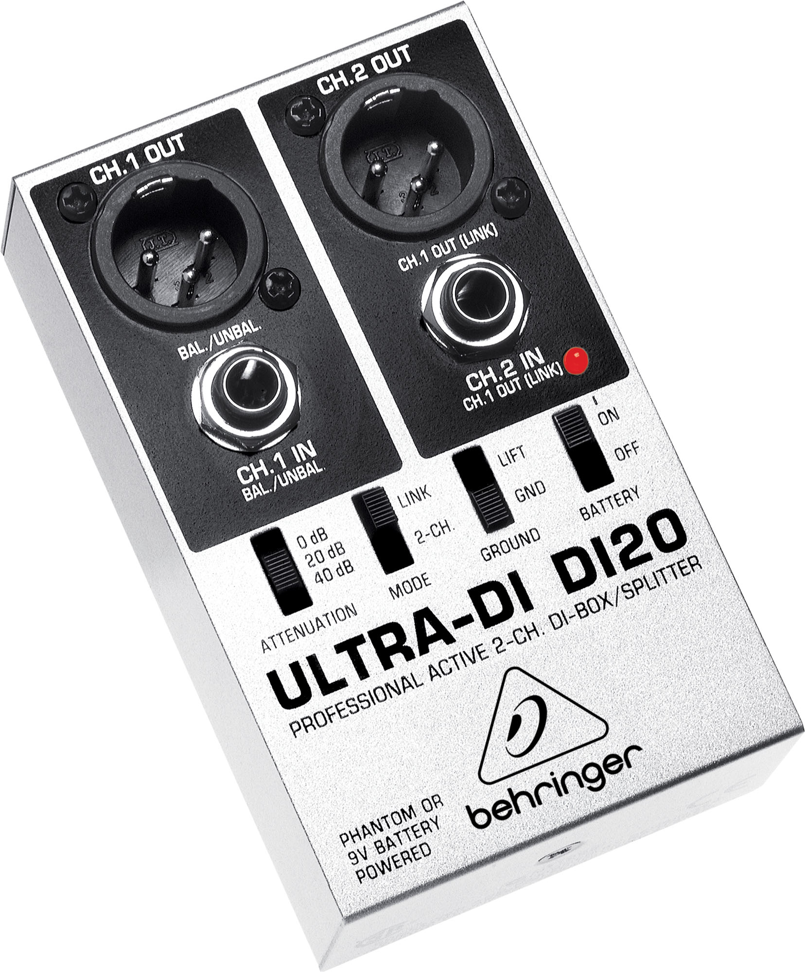 Behringer DI20 2-х канальный активный DI-BOX/сплиттер