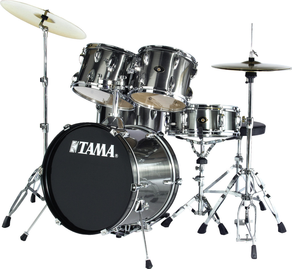 TAMA SG52KH6-CSV STAGESTAR ударная установка из 5-ти барабанов (цвет - Charcoal Silver) со стойками,