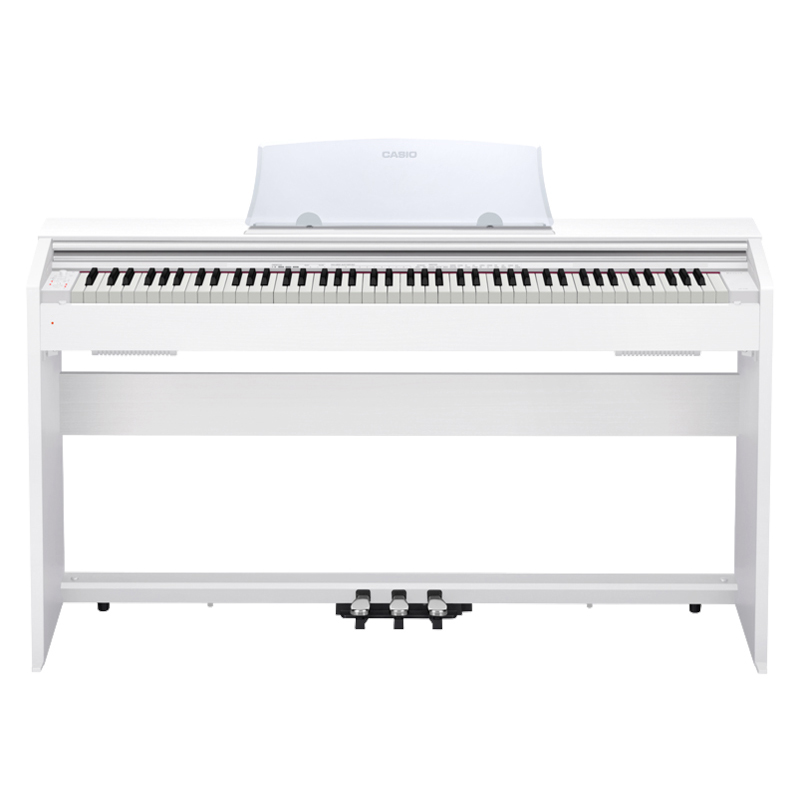 CASIO Privia PX-770WE цифровое фортепиано, 88 клавиш, 128 полифония, 19 тембров, 4 хоруса, 4 ревера