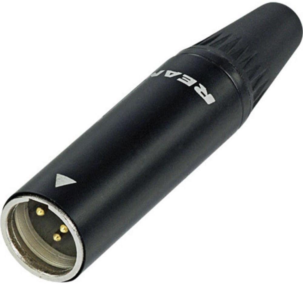 NEUTRIK (Rean) RT3MC-B кабельный разъем mini XLR male 3 контакта