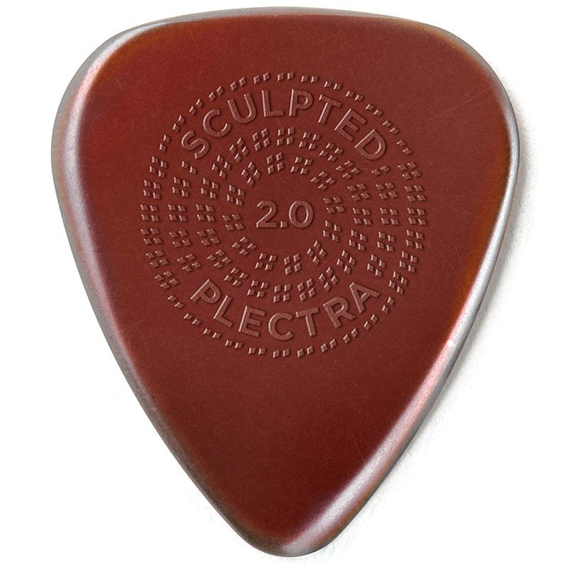 Dunlop 510P2.0 Primetone Медиаторы, 3шт, толщина 2,0мм, с насечкой, стандартные