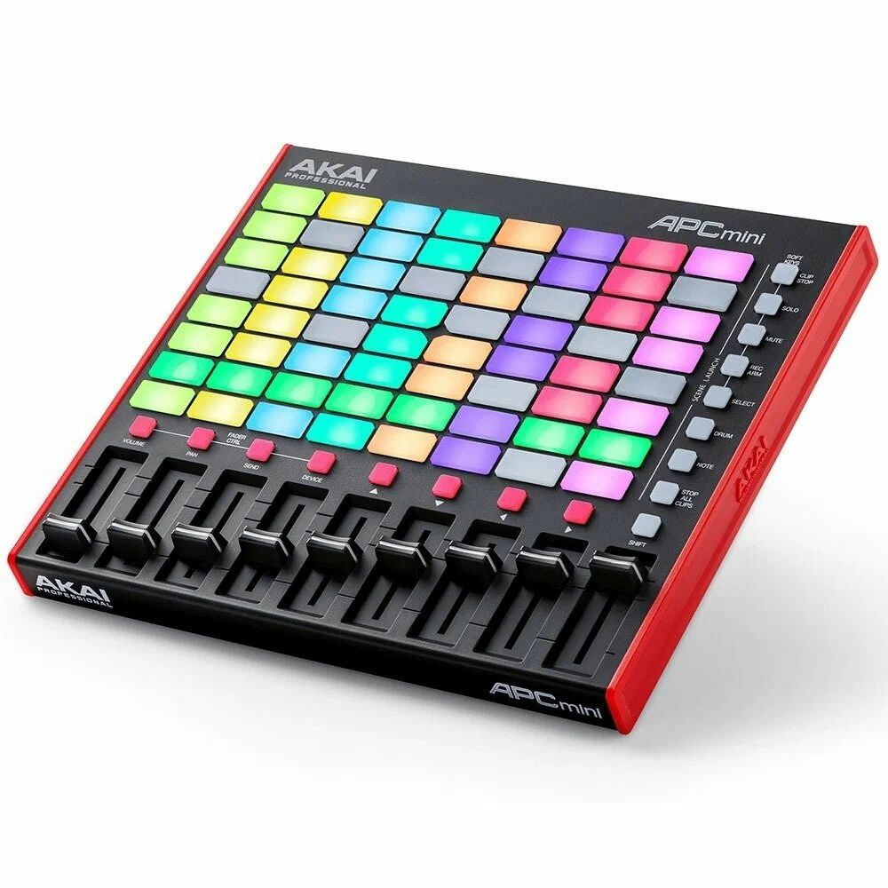 Akai PRO APC MINI MK2 USB контроллер для Ableton, сетка Clip Launch 8x8, 8 поканальных фейдеров