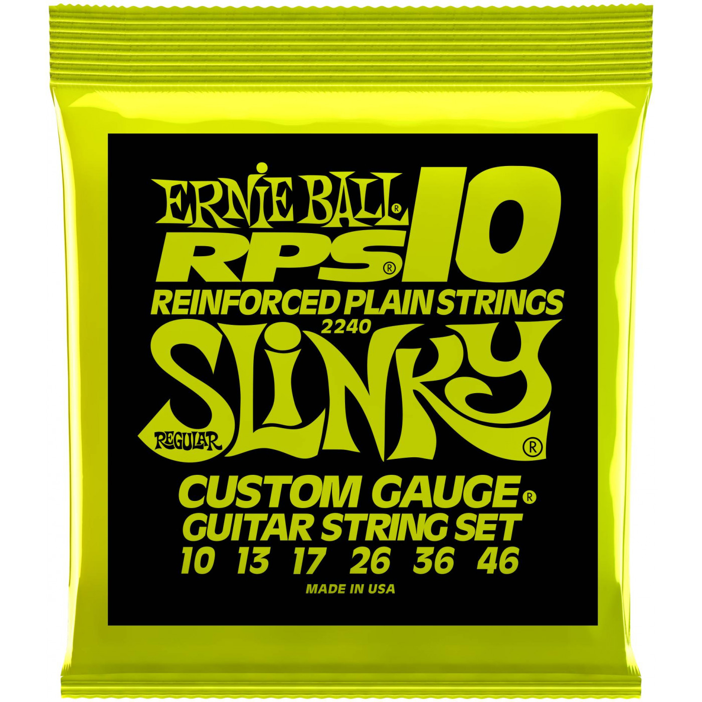 Ernie Ball 2240 RPS Nickel Wound Slinky Regular 10-46 - Струны для электрогитары
