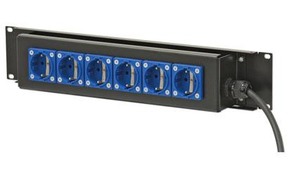 IMLIGHT BR-6 REAR, блок , 6 розеток SCHUKO, соединенных параллельно, розетки с тыльной стороны