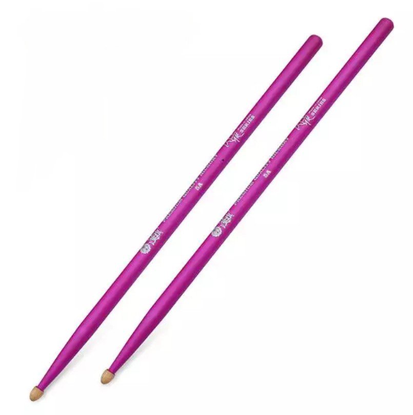 HUN 10101003024 Fluorescent Series 5A PURPLE Барабанные палочки, фиолетовые, орех гикори