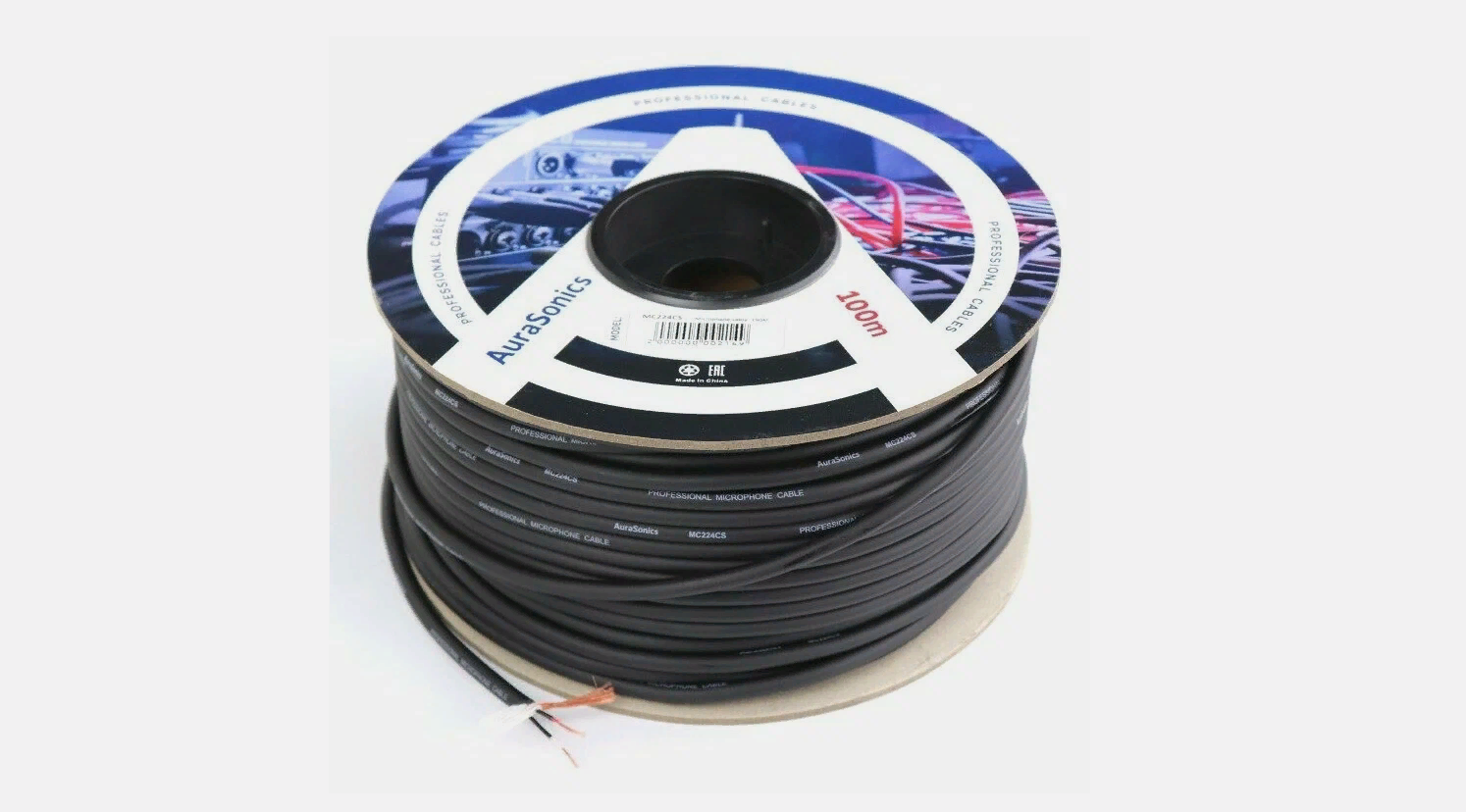 AuraSonics MC224CS микрофонный кабель, витой экран, Ø6.8мм