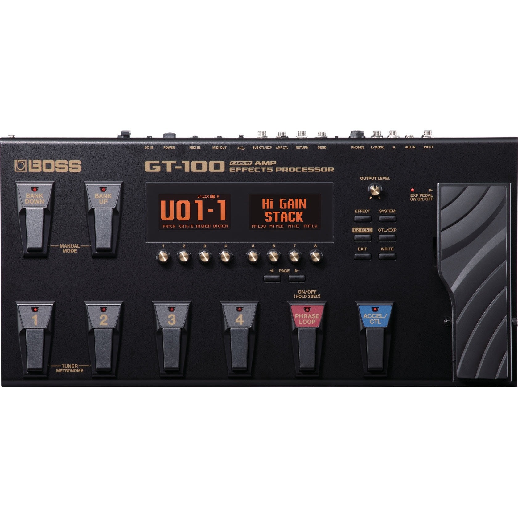 BOSS GT-100 гитарный процессор эффектов