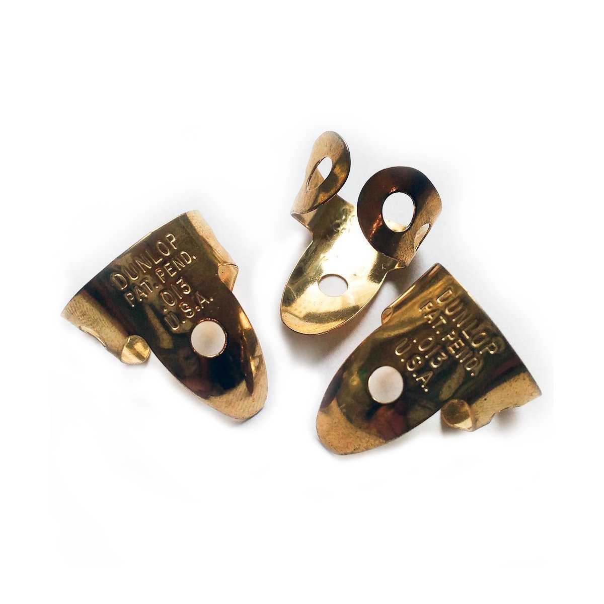 Dunlop 3070 Brass медиатор на палец, латунь, для гитары, педальной слайд-гитары, банджо и резонаторн