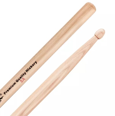 HUN 10101001009 Natural Series 5A Барабанные палочки, орех гикори, деревянный наконечник