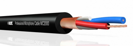 KLOTZ MC2000SW профессиональный микрофонный кабель 6,5 мм, 2x0,22 мм, черный