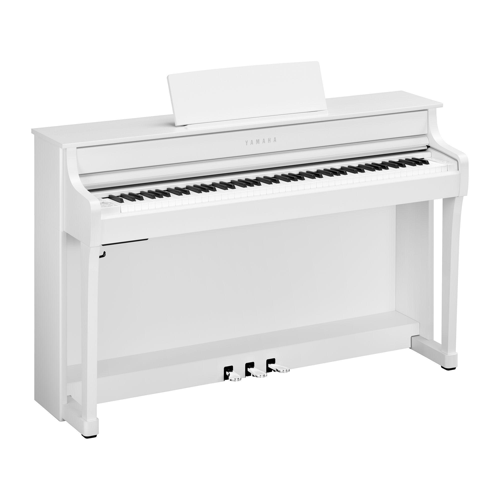 Yamaha CLP-835WH клавинова 88 клавиш, GrandTouch-S/256 полифония/38 тембров/USB - аудиоинтерфейс
