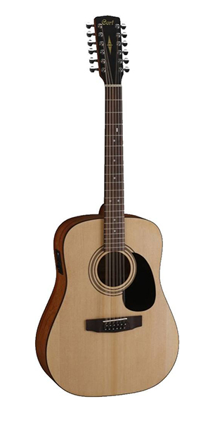 CORT AD810-12E-OP Standard Series Электро-акустическая гитара, 12-струнная, верхняя дека - ель