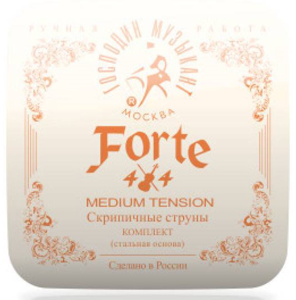 VN327 FORTE4/4 Комплект струн для скрипки, Господин Музыкант