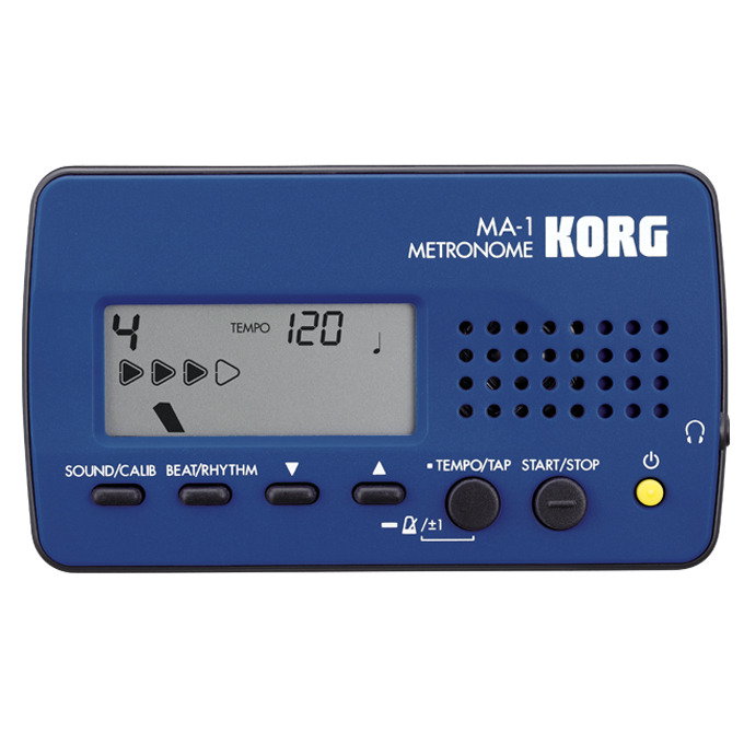 KORG MA-1BLBK цифровой метроном. Жидкокристаллический дисплей с визуализацией маятника. 13 встроенны