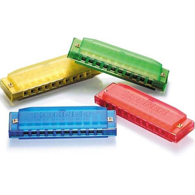 Hohner Translucent Blue (M1110B) - губная гармоника детская, прозрачная синяя