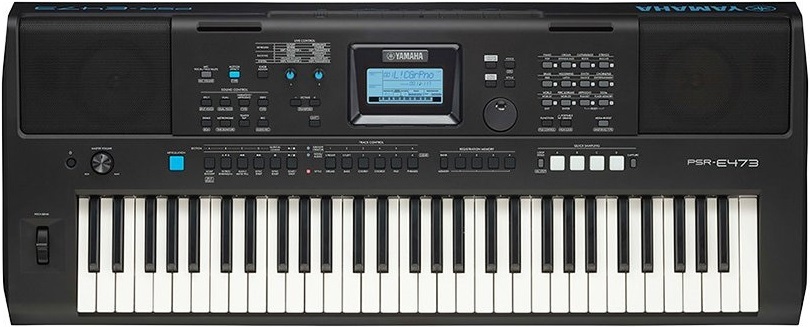 Yamaha PSR-E473  синтезатор с автоаккомпанементом, 61 клавиша, полифония 64, 820 тембров, 290 стилей