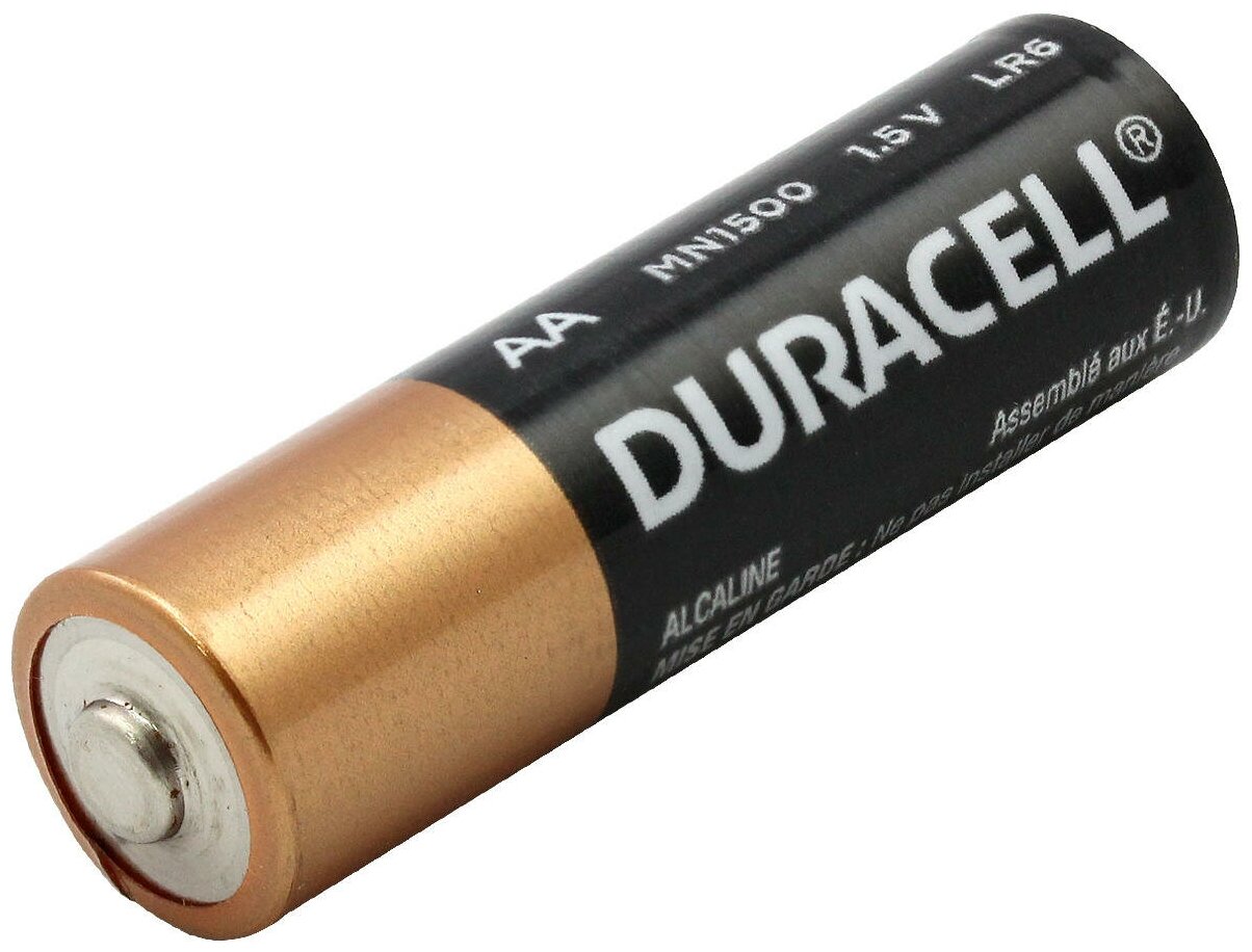 DURACELL LR6 BASIC Алкалиновая (щелочная) батарейка типа AA / LR6 / MN 1500 "пальчиковая"