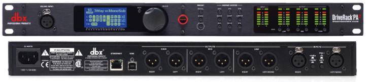 DBX DriveRack PA2 спикер-процессор 2 входа XLR, 6 выходов XLR, с возможностью беспроводного управлен