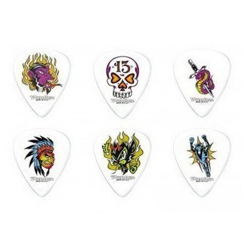 Dunlop BL100P1.14 Alan Forbes S1 Медиаторы 6шт, толщина 1,14мм