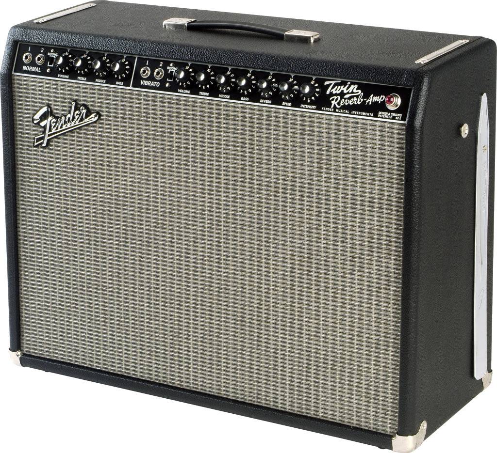 FENDER '65 TWIN REVERB 85 WATTS 2-12' JENSEN BLACK TOLEX гитарный ламповый усилитель, 85 Вт