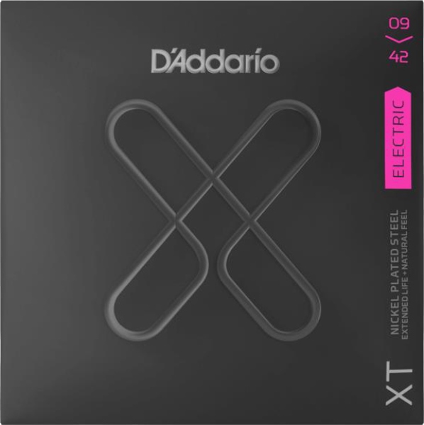 D`ADDARIO XTE0942 струны для электрогитары, серия XT, никель, калибр: 09-42, Super Light