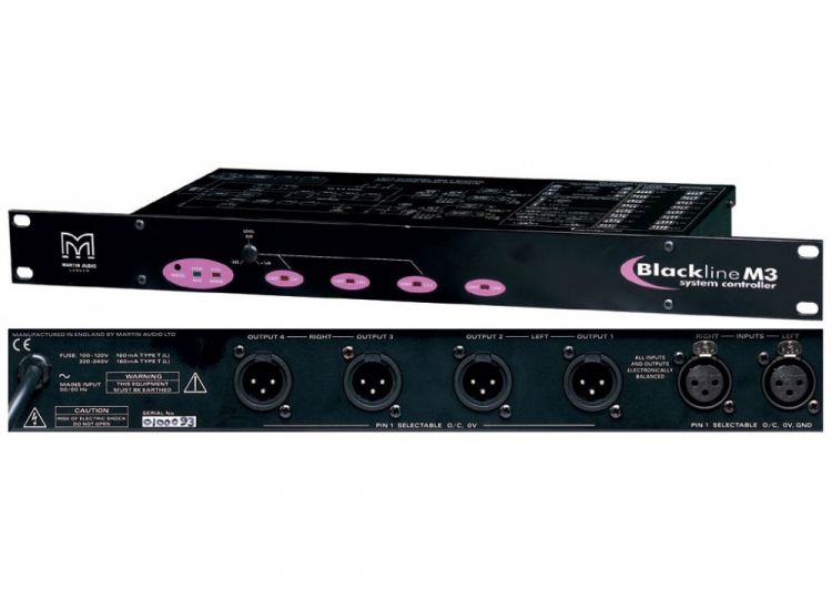 MARTIN AUDIO M3+ Процессор управления для серии 'BLACK LINE+'