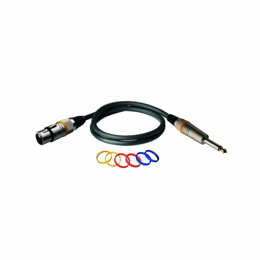 Rockcable RCL30381 D6 F  Кабель XLR(F) -джек1/4. 1 метр.