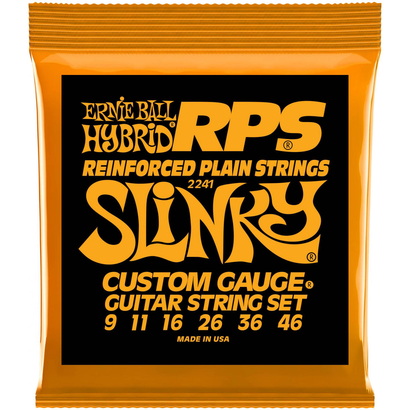 Ernie Ball 2241 RPS Nickel Wound Slinky Hybrid 9-46 - Струны для электрогитары