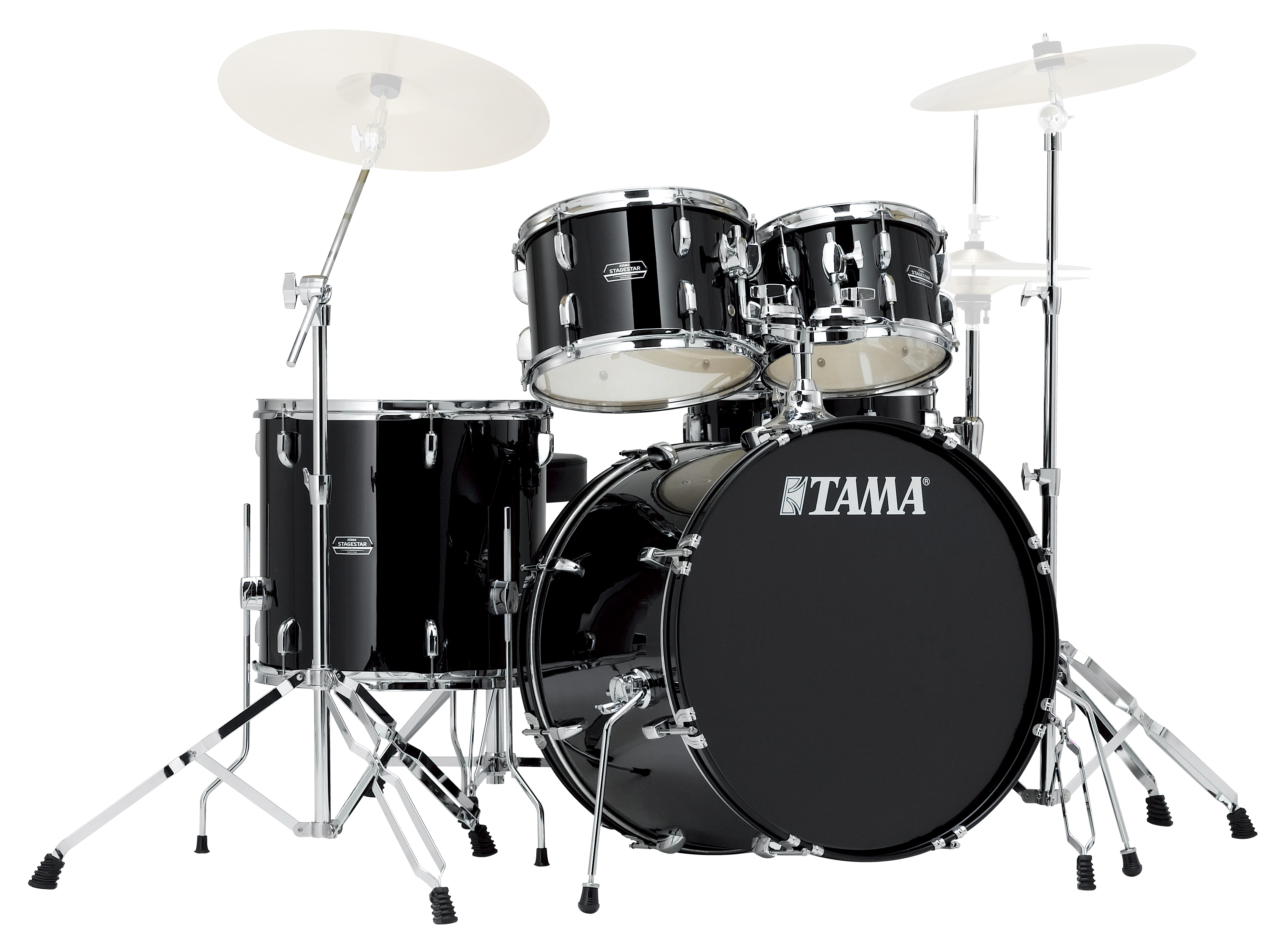 TAMA SG52KH6-BK STAGESTAR ударная установка из 5-ти барабанов (цвет - BLACK) со стойками, стулом 
