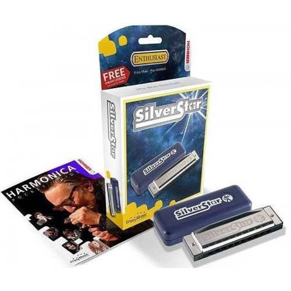 Hohner Silver Star 504/20 A (M5041067) - губная гармошка - Richter Diatonic. Маленькая упаковка