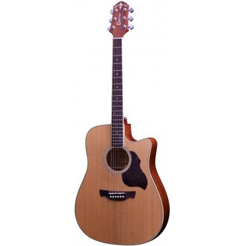 CRAFTER DE-7/NС+ Чехол - электроакустическая гитара Дредноут - SolidTop