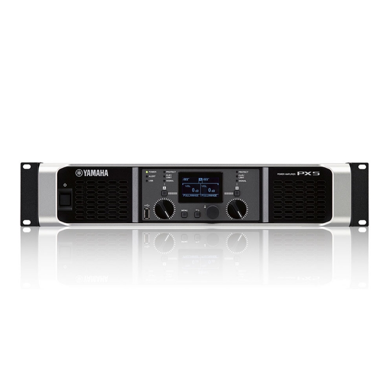 Yamaha PX5  усилитель мощности Class D 2х500 Вт/8 Ом. 2x800Вт/4 Ом. DSP