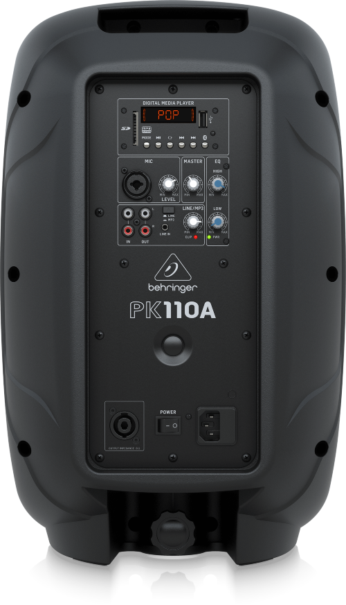 Behringer PK110A - активная акустическая система, 2-х полосная, 320 Вт, 20 Гц - 20 кГц, 90 дБ, MP3