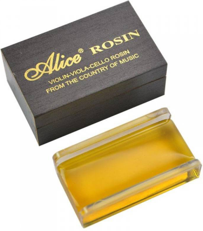 Alice A013C Канифоль для скрипки, улучшенная формула, деревянный футляр