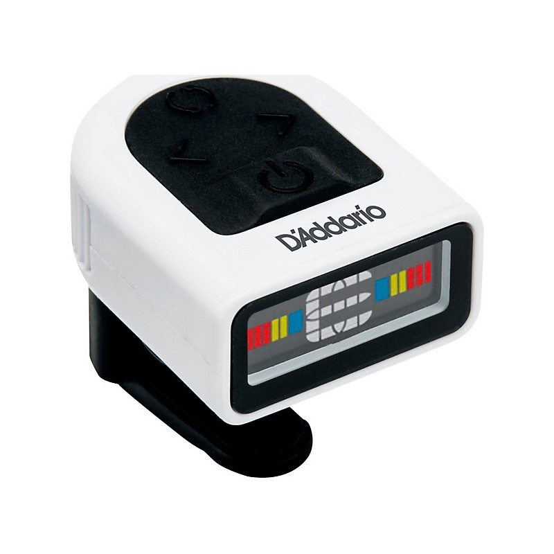 D`ADDARIO PW-CT-12W NS Microtuner Тюнер на прищепке, цвет белый