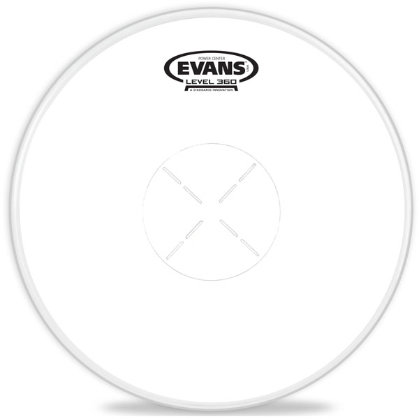 Evans B14G1D  Power Center 14` Пластик для мал.бар.однослойн.с напылен.с верх.усиленным центром