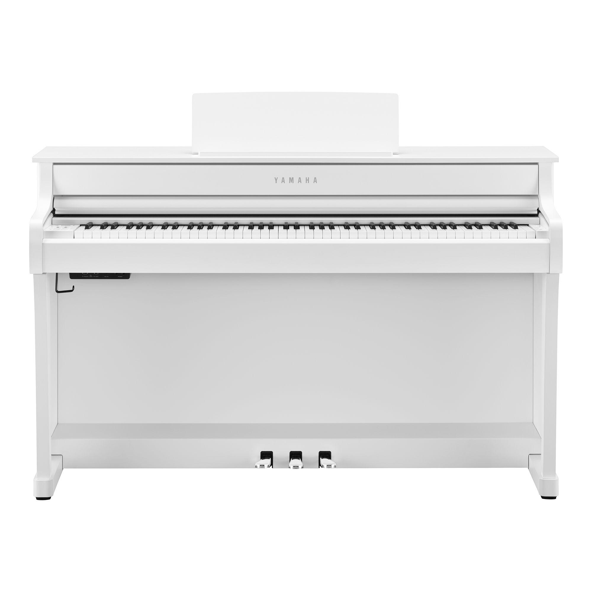 Yamaha CLP-835WH клавинова 88 клавиш, GrandTouch-S/256 полифония/38 тембров/USB - аудиоинтерфейс