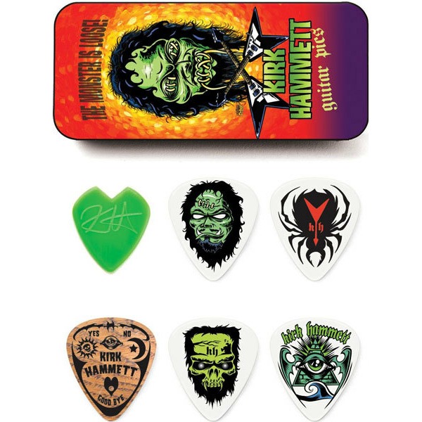 Dunlop KH01T088 Kirk Hammett Медиаторы 6шт, в коробочке