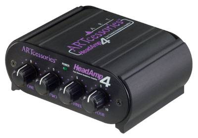 ART HeadAMP 4 компактный распределитель/усилитель для наушников, 4 канала